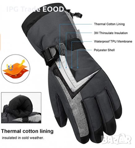 Унисекс зимни термо ръкавици - Размер L, снимка 3 - Ръкавици - 34881963