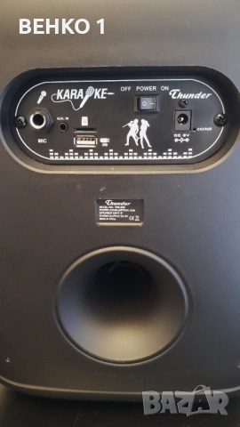 Караоке тонколона Thunder!, снимка 3 - Тонколони - 54008070