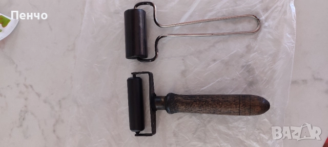 Лот от 2 бр. валяци за нанасяне на мастило