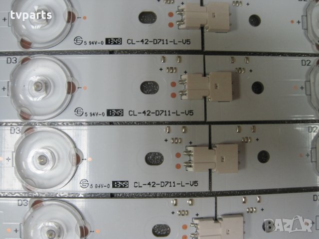 Led подсветка Philips 42PFT6109/12 CL-42-D711-L-V5 100% работеща, снимка 4 - Части и Платки - 29930815