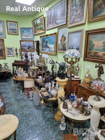 Много добра антикварна авторска майсторска картина масло върху платно , снимка 10 - Картини - 48143751