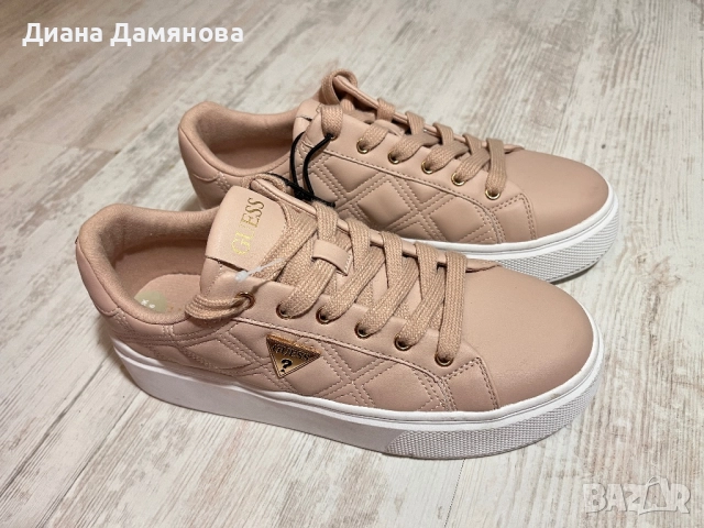 Guess Pink Hazia Platform Sneakers
