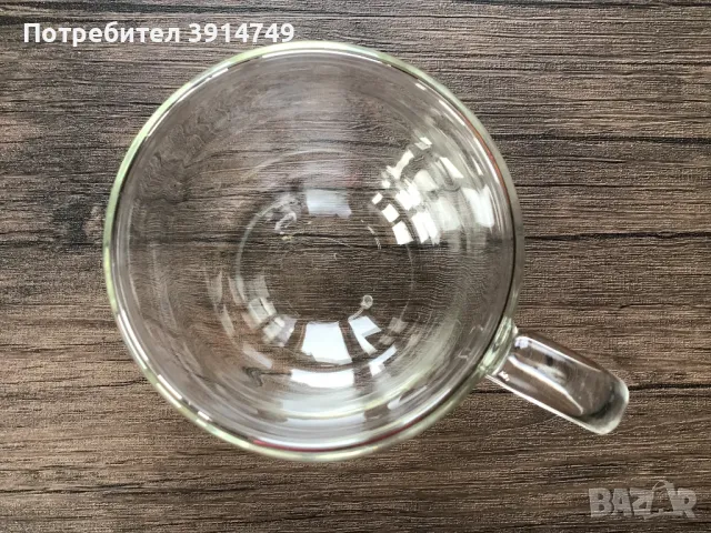 Чаша, стъкло боросиликат, двойни стени, висока термоустойчивост, 320 мл, кафе / чай, НОВА, снимка 3 - Чаши - 49593071