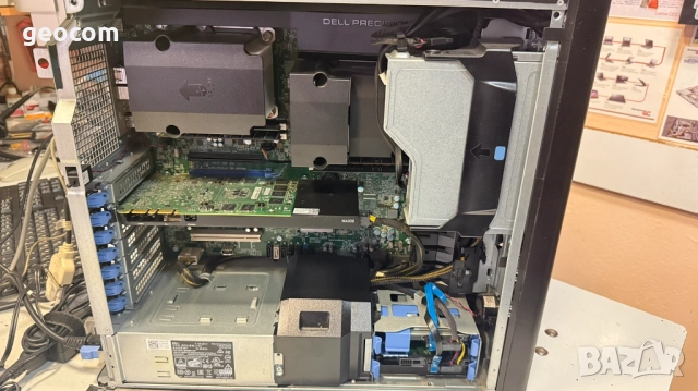 DELL Precision 7810 (2xE52620.v3,128GB,256+500,M4000,DVD,SD/MMC,685W), снимка 3 - Работни компютри - 52798370