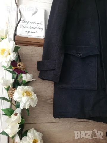 Палто с качулка вълна , снимка 8 - Палта, манта - 48667697