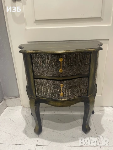 Ретро обновен масивен шкаф, снимка 1