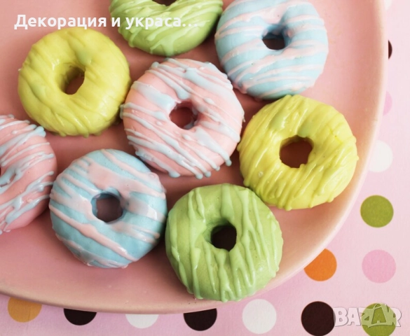 Понички и сладоледи  от сапун за детско парти