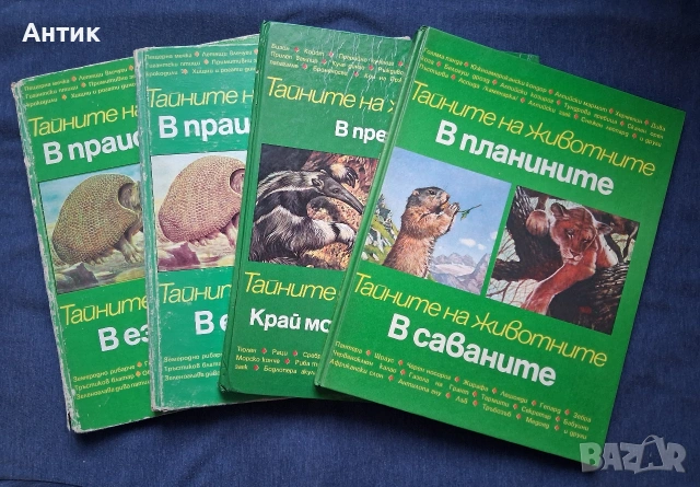 Лот Стари Енциклопедии Тайните на Животните