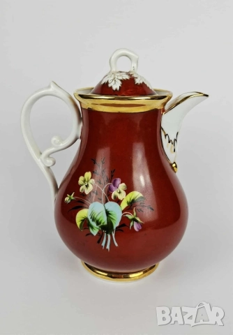 Стари антикварни съдове за кафе Carl Tielsch, снимка 3 - Сервизи - 52250753