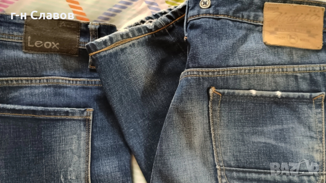 Дънки ALCOTT&CO / LEOX DENIM мъжки 2 броя, размер 36, снимка 2 - Дънки - 52689847