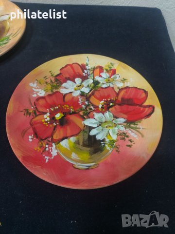 Рисувана чиния - №2, снимка 2 - Чинии - 40441249