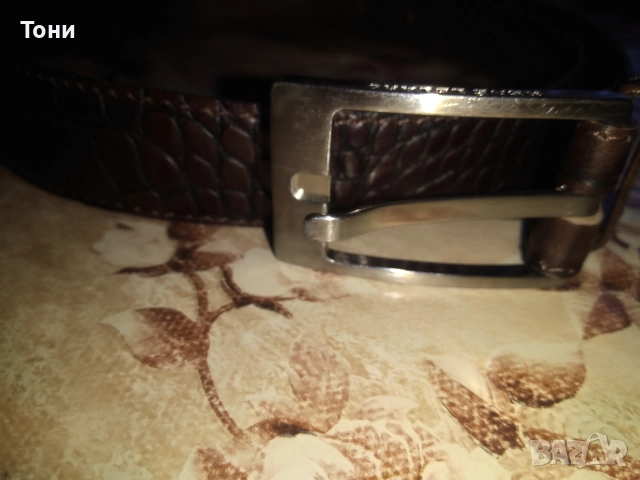 RENE LEZARD Оригинал Нов Кожен Мъжки Колан 115см., снимка 12 - Колани - 52562887