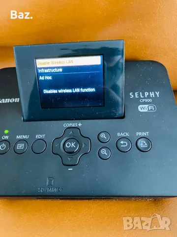Canon  selphy   CP900   Wi - Fi, снимка 12 - Принтери, копири, скенери - 56200944