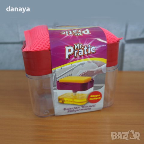 3432 Ръчен диспенсър за веро с кухненска гъба