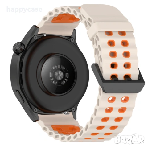 MARINE Силиконова каишка за Huawei Watch/Samsung/Garmin/Apple/Xiaomi/Amazfit, снимка 2 - Каишки за часовници - 51471802
