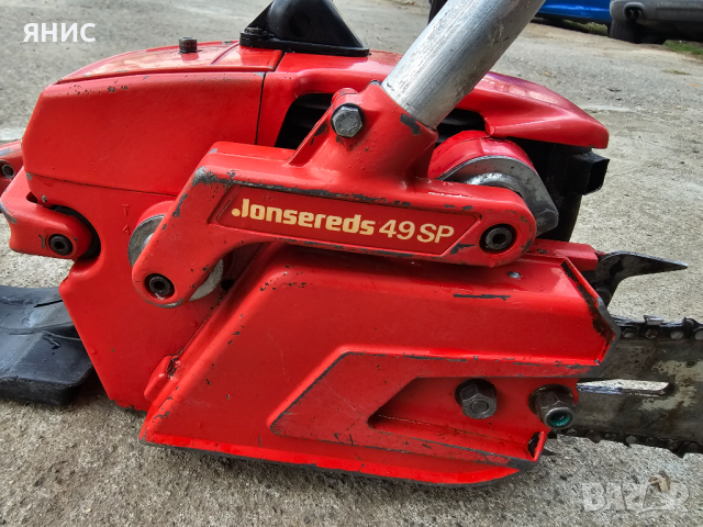 МОТОРНА РЕЗАЧКА  JONSERED /HUSQVARNA. ПЕРФЕКТНА , снимка 9 - Градинска техника - 44532749