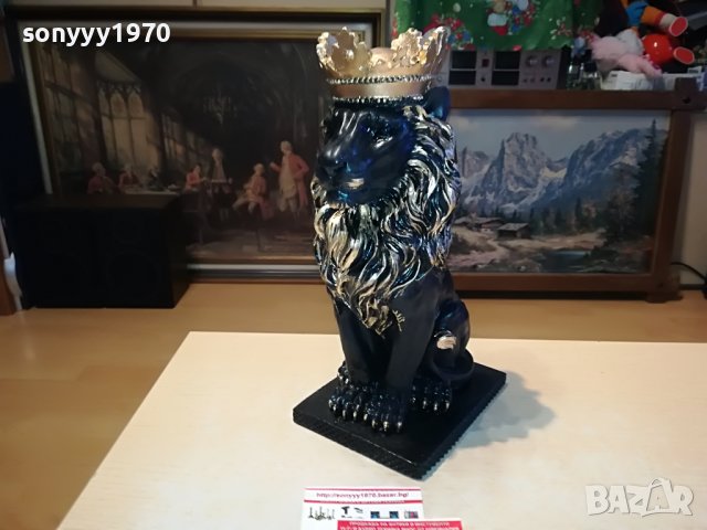 LION KING-BLACK & GOLD 1406222028, снимка 9 - Антикварни и старинни предмети - 37087708