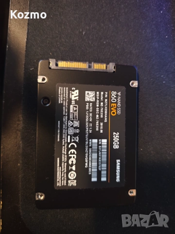 SSD Samsung Evo 250gb SATA, снимка 2 - Твърди дискове - 54337530
