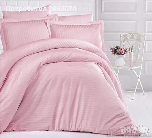 Спален комплект - памучен сатен, снимка 6 - Спално бельо - 49841237