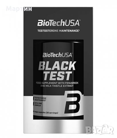 BIOTECH USA Black Test / 90 Caps, снимка 1 - Хранителни добавки - 35448856