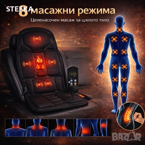 Масажна седалка НАМАЛЕНА, снимка 2 - Масажори - 53206096