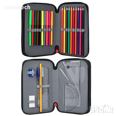 Двоен несесер Brawl Stars, 12.5x4x19.5 см., снимка 2 - Ученически пособия, канцеларски материали - 51592975