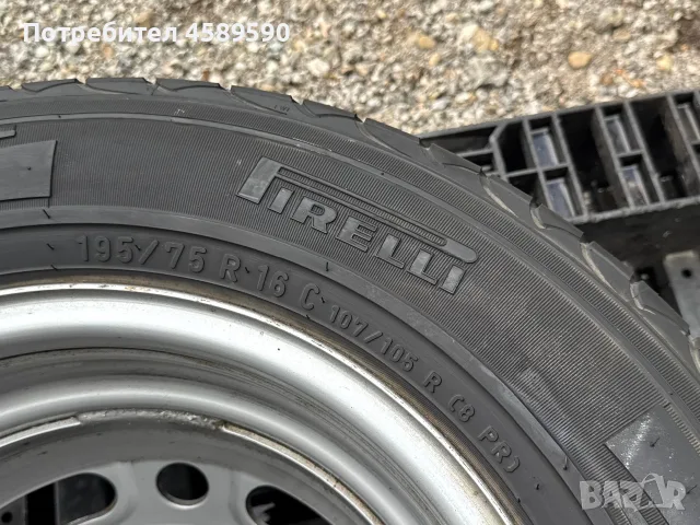 Резервна гума+Джанта 16цола 6x205 за ДВОЙНА ГУМА Mercedes Sprinter(2006-2026),Vw Crafter(2006-2017), снимка 9 - Гуми и джанти - 55668026