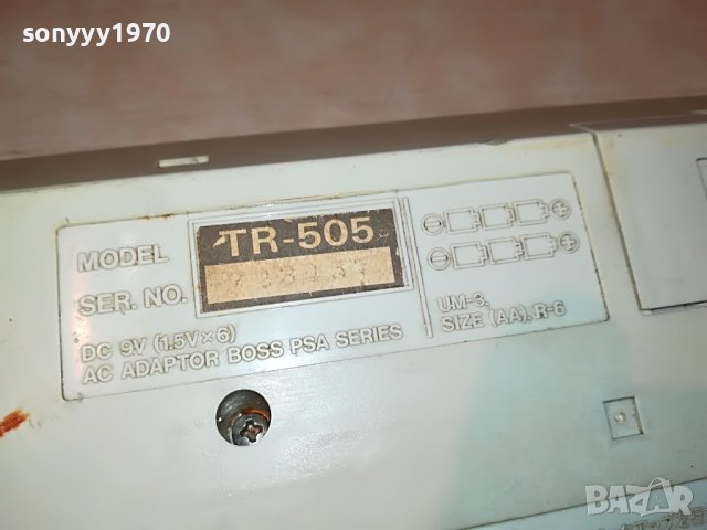 ПОРЪЧАН-ROLAND TR-505-ВНОС GERMANY 0608221900, снимка 14 - Ресийвъри, усилватели, смесителни пултове - 37615464