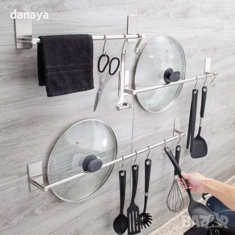 3064 Комплект S образни куки за закачане, 6 броя, снимка 6 - Закачалки - 38011128