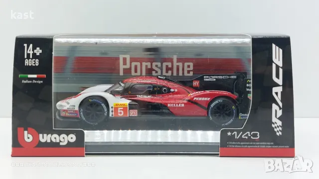 Porsche 963 24h Le Mans 2023 Bburago 1/43, снимка 6 - Колекции - 48930252