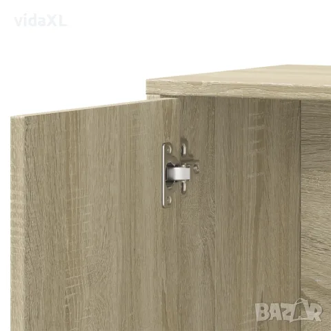 vidaXL Сайдборди, 2 бр, дъб сонома, 60x31x70 см, инженерно дърво, снимка 9 - Бюфети - 56146801