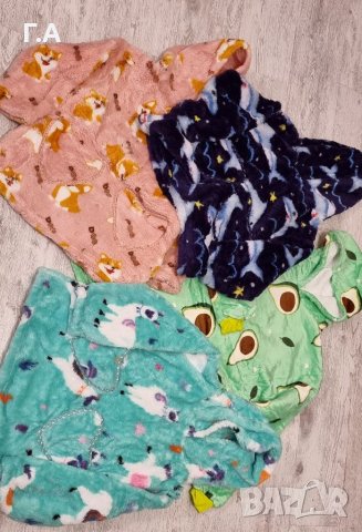 Пухено детско пончо