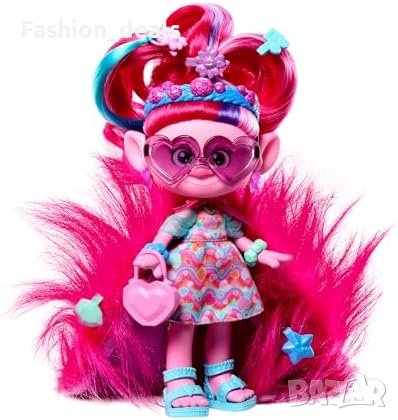Нова DreamWorks Trolls Кралица Кукла Попи с 15 Аксесоара, снимка 1 - Кукли - 42731314