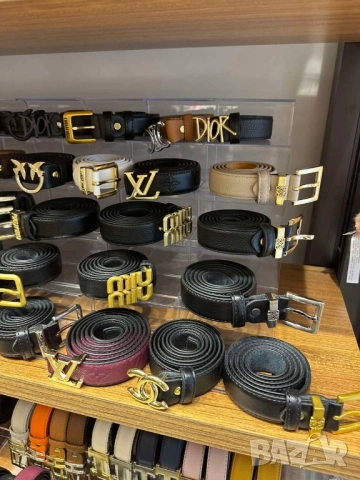 колани от естествена кожа в кутия celine hermes ysl saint laurent , снимка 8 - Колани - 51699964