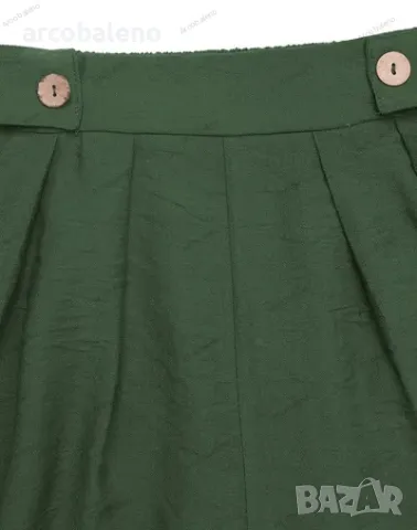 Ежедневни дамски къси панталони с висока талия и джобове, снимка 7 - Къси панталони и бермуди - 49860244