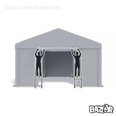 Мобилно хале с размери 8 x 12 x 3 m / 4.46 m - Euroagro, снимка 3 - Други машини и части - 35233331