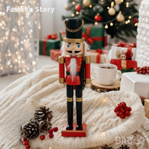 Дървена Коледна фигурка – Малък детайл, голям празничен уют, снимка 3 - Декорация за дома - 52528926