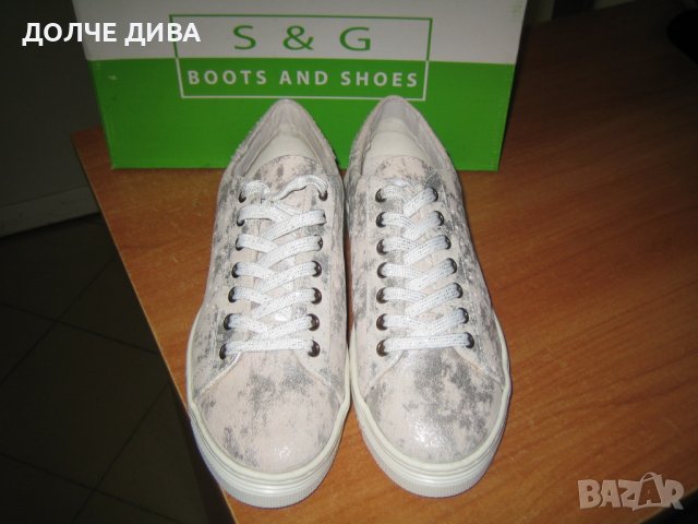 Дамски кецове м.195 ,,OSKAR,, естествена кожа, снимка 2 - Кецове - 37031189