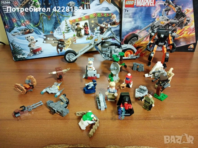 LEGO Star Wars Advent Calendar 2023 и Ghost Rider Mech & Bike, снимка 4 - Конструктори - 53297698