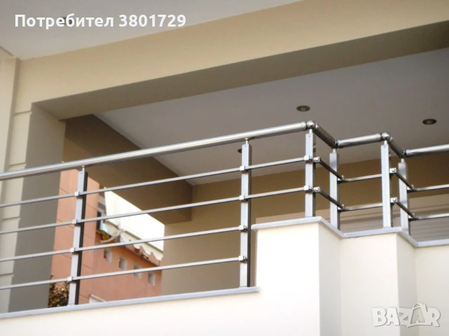 Алуминиеви парапети за тераси и стълбища , снимка 10 - Монтажи - 50531348