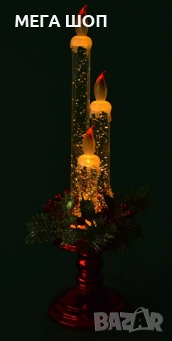 Празничен блясък и топлина с декоративни светещи свещи, снимка 2 - Декорация за дома - 52587238