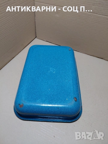 Соц Стара Емалйрана Тава. НОМЕР 218., снимка 9 - Антикварни и старинни предмети - 54347573