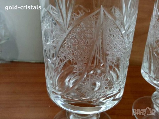 Ретро кристални чаши , снимка 13 - Антикварни и старинни предмети - 29704625