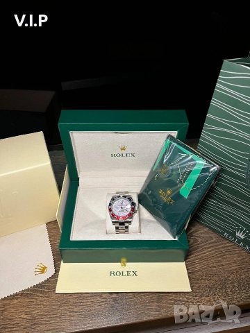 Часовник Rolex GMT-Master II “Pepsi” , снимка 5 - Мъжки - 52877026