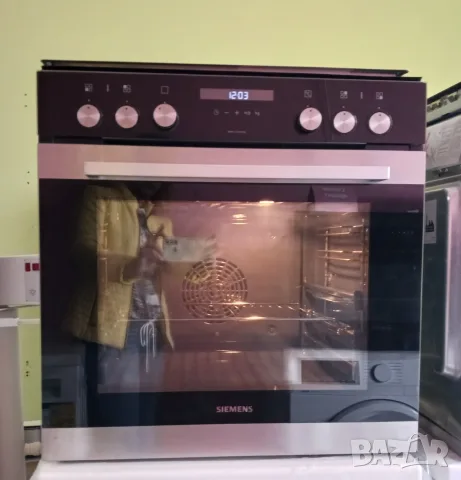 Печка за вграждане с керамичен плот  SIEMENS, снимка 7 - Печки, фурни - 56282480