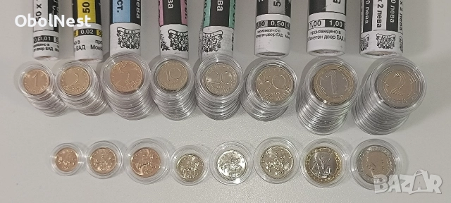Пълен сет UNC монети от 1 ст. до 2 лв. (1999, 2000, 2002 и 2015), снимка 3 - Нумизматика и бонистика - 52509356