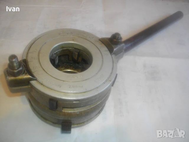 JOPAL 2 ЧЕХОСЛОВАШКА ВИНТОНАРЕЗКА С ПОСТАВЕНИ РЕЗБОНАРЕЗНИ НОЖОВЕ РАЗМЕР 1/2"-3/4" ЗА РЕЗБИ НА ТРЪБИ, снимка 14 - Други инструменти - 51108329