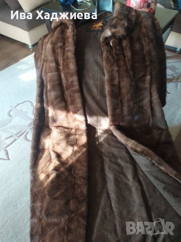Палто от естествен косъм - норка, снимка 2 - Палта, манта - 39191483