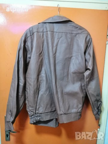 Продавам ново мъжко кожено яке от естествена кожа №50-52, снимка 2 - Якета - 39258751
