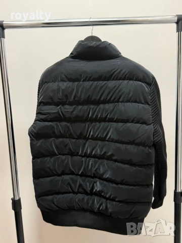 Черно Мъжко Зимно Яке , снимка 3 - Якета - 52814762